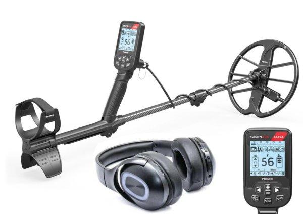 Nokta Simplex Ultra WHP fémdetektor 11'''-os tekerccsel
fejhallgatóval (11000629) + ajándék fejlámpa
