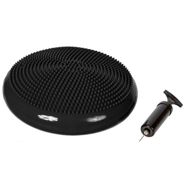Egyensúlypárna dynair párna pumpával, 33 cm fekete EB-Fit