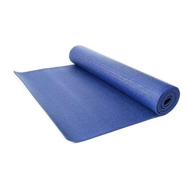 Gimnasztikai matrac, jógaszőnyeg 0,6x61x172 cm, PVC, kék, PRO-Sport