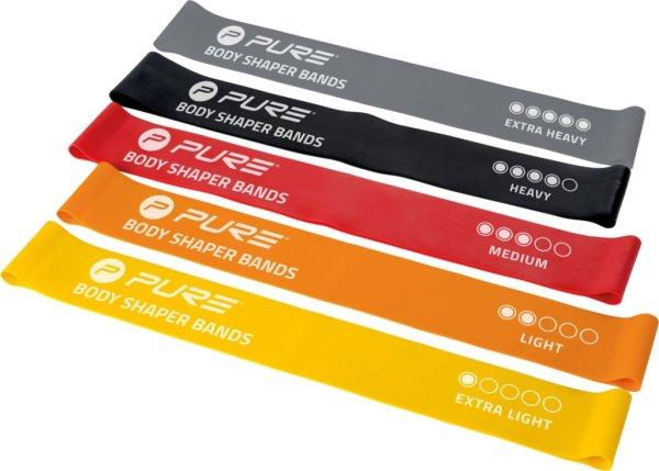 Erősítő gumiszalag Power band 5 db-os szett Pure 2 Improve