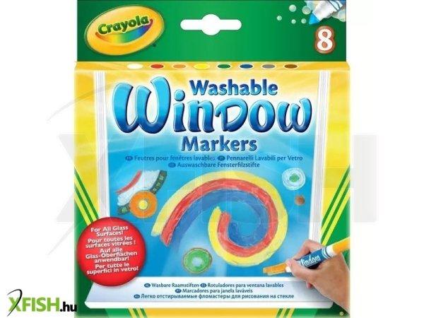 Crayola: Ablakfestő filctoll - 8 db