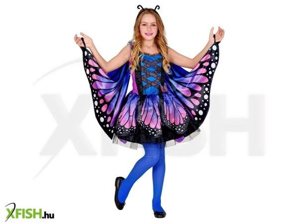 Kék pillangó jelmez szárnyakkal - 140 cm