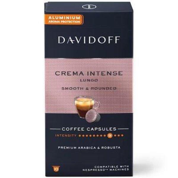 Kávékapszula, 10 db, DAVIDOFF "Crema Intense Lungo"