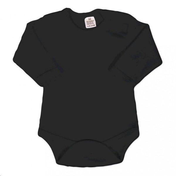 Body hosszú ujjú New Baby - fekete - 98 (2-3 éves)