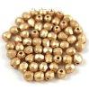 Cseh csiszolt goly gyngy - Aztec Gold - 3mm