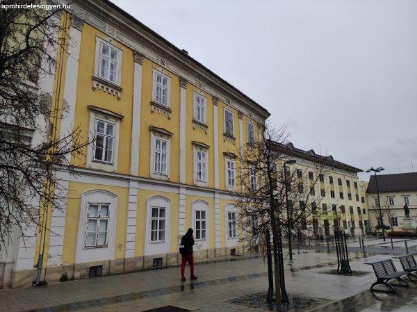 Szombathely történelmi belvárosában eladó egy 2 szobás, földszinti 60
nm-es lakás, iroda, stb.