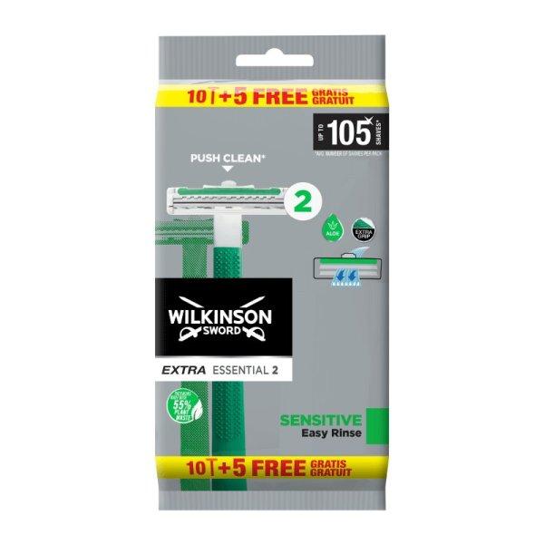 Wilkinson Sword Eldobható borotva Extra Essential 10 + 5 db