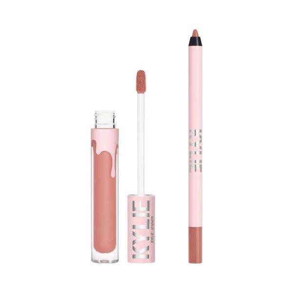 Kylie Cosmetics Szett Velvet Liquid Lipstick + Lip Liner 700 Bare