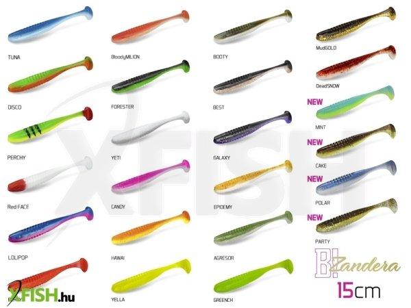 Delphin Gumihal Zandera Uvs Berry 15cm 5db/csomag