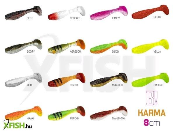 Delphin Gumihal Karma Uvs Greench 8cm 5db/csomag