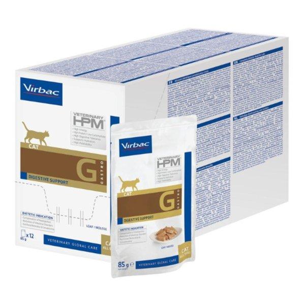 Virbac HPM Diet Cat Digestive Support Alutasak 12 x 85 g
