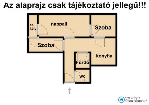 3 szobás,erkélyes,tégla lakás eladó Hódmezővásárhelyen!