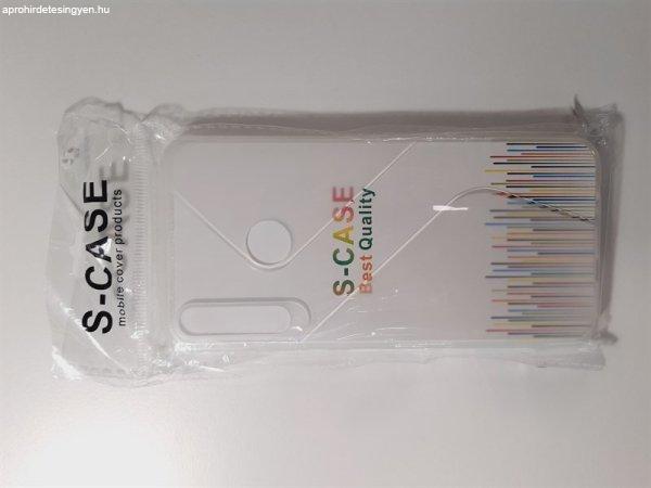 S-tok rugalmas borítóval TPU tok Huawei P40 Lite E átlátszó telefontok