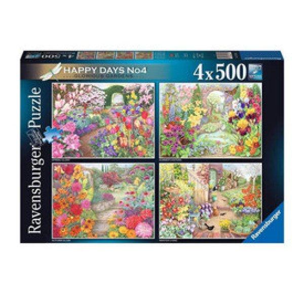 Puzzle 4x500 db - Boldog napok no4