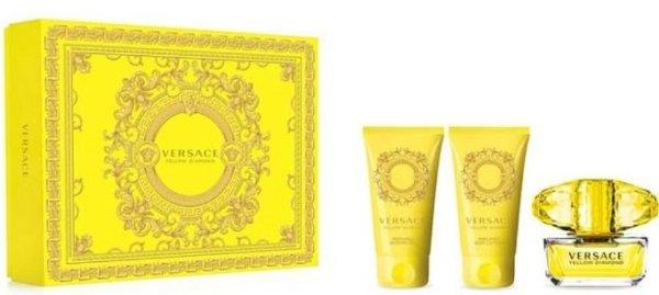 Versace Yellow Diamond - EDT 50 ml + testápoló 50 ml +
tusfürdő 50 ml