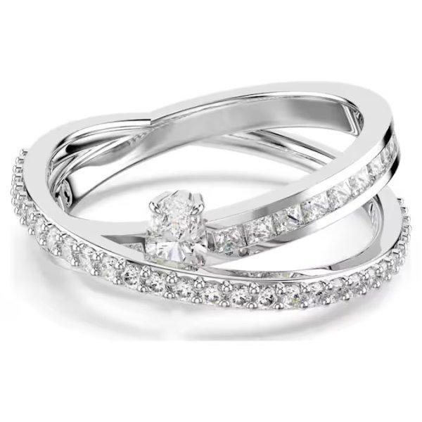 Swarovski Csillogó gyűrű cirkónium kővel Hyperbola
5691232 60 mm