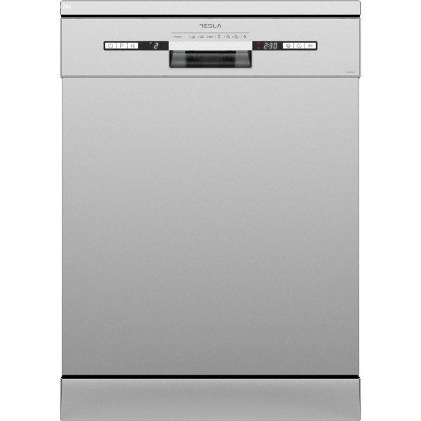 Tesla WD661MX szabadonálló mosogatógép inox programidő kijelzés 60cm