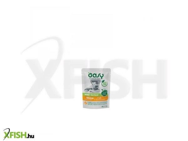 Oasy cat alutasakos chunks in gravy adult sterilized chicken 85g, 12 db/csomag