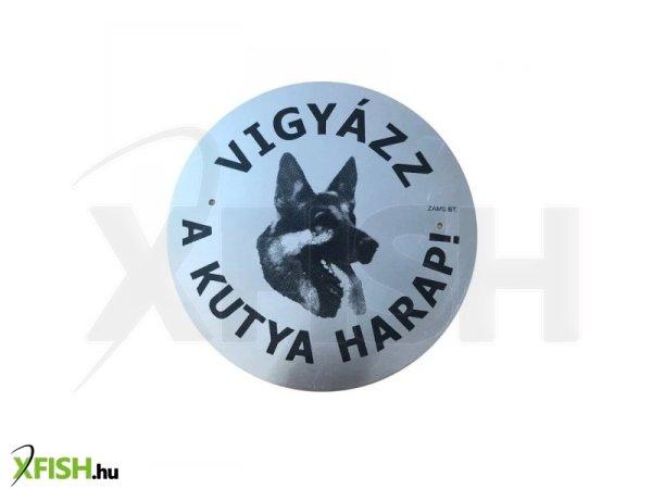 Zams kutya harap tábla kerek fém (többféle)