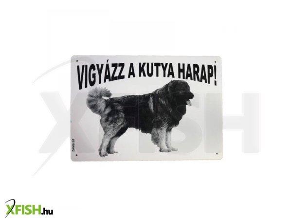 Zams kutya harap tábla a/5 műanyag (többféle)