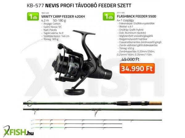 Nevis Profi Távdobó Feeder Szett 420cm Max:180g