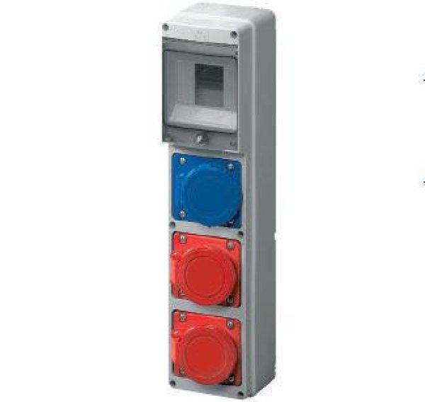 Ipari csatlakozó doboz EC690 3P 16A 3P 32A 4P 16A vezetékelve