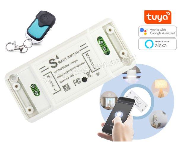 Android, iPhone mobiltelefonnal távirányítható Wifi okos távirányító és
kapcsoló modul PT09-TUYA