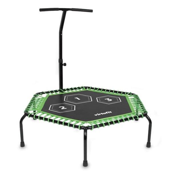 Fitnesz trambulin állítható kapaszkodóval - 127cm