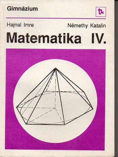 Matematika IV. - Hajnal Imre