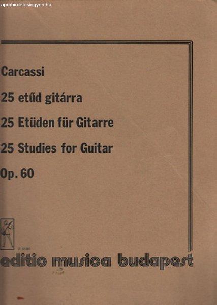 25 etűd gitárra - Matteo Carcassi