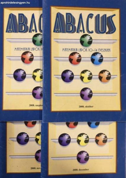 Abacus - matematikai lapok 10-14 éveseknek (2008. szept-decemeber) (4 kötet) -