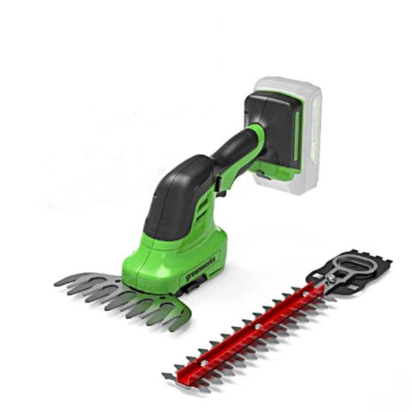 Sövény és fűvágó akkumulátoros Greenworks® G24SHT 24V 2 in 1 - akku és
töltő nélkül - eredeti minőségi alkatrész*