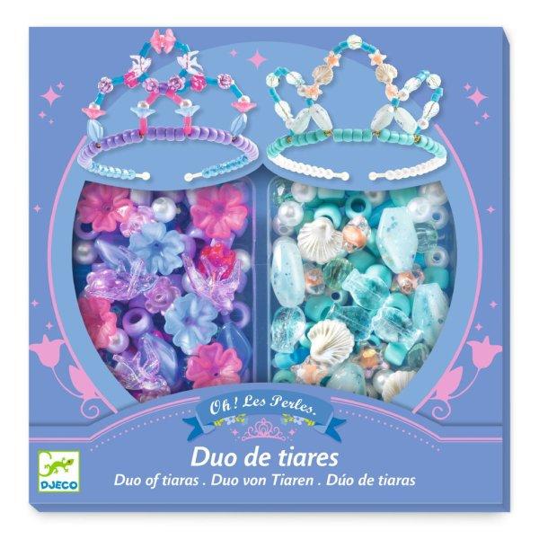 Dupla tiara készítő - Ékszerkészítő kék - Duo of tiaras, Blue - DJ00038
