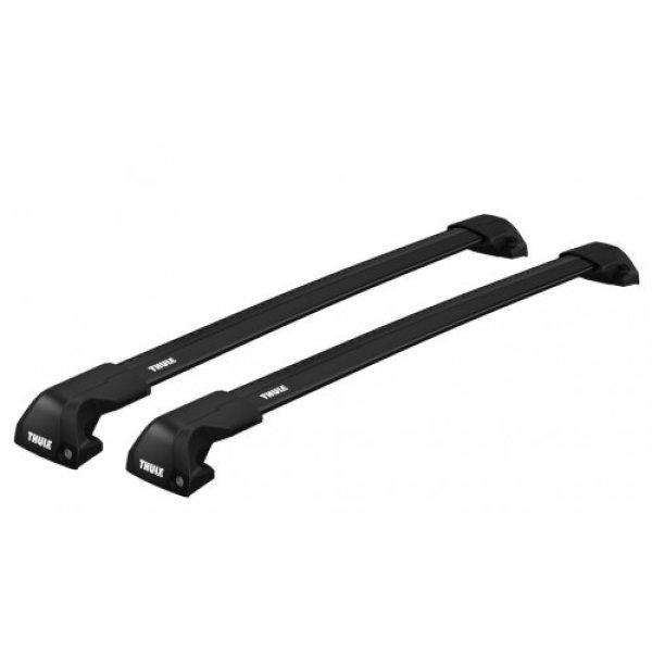 Tetőcsomagtartó MG ZS 2024-től, Thule Edge Black, tetősínes