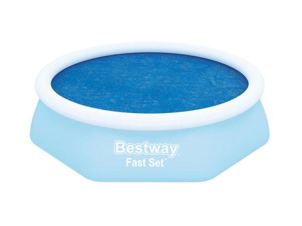 Bestway 2,44 m kör alakú napelemes medencetakaró