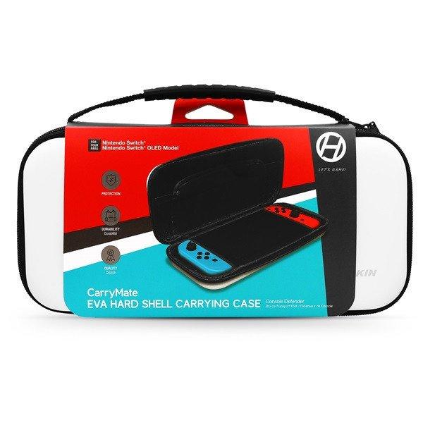HYPERKIN CarryMate EVA Nintendo Switch/Switch OLED/Switch Lite Erősített
utazótok, Fehér