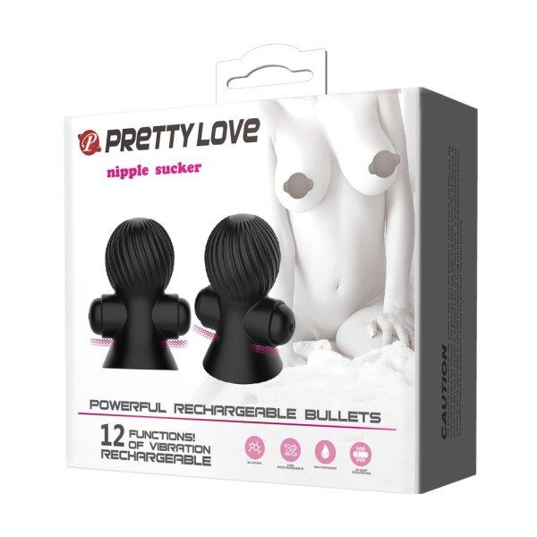  Pretty Love Nipple Sucker Black 