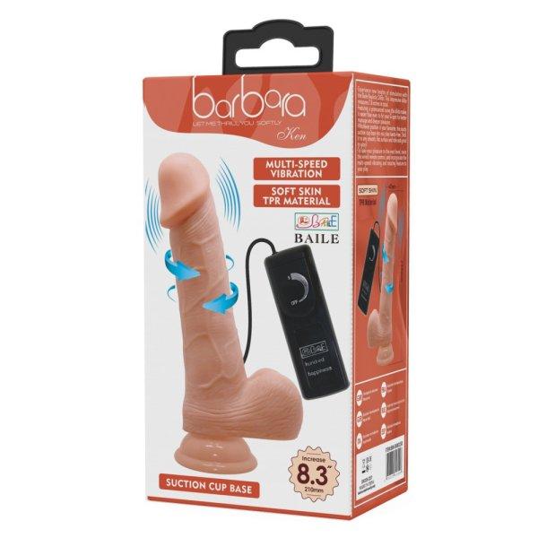  Barbara Ken Multi-Speed Vibration Dildo 8,3 " 