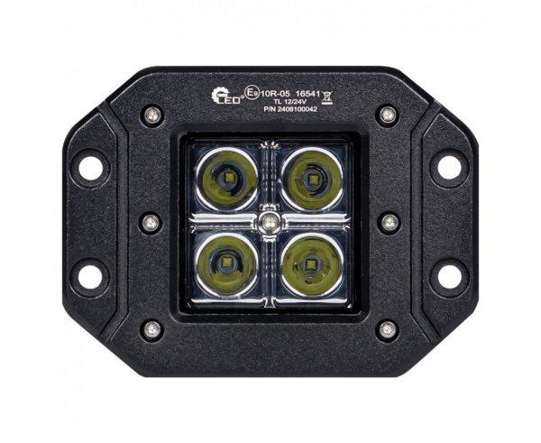 Beépíthető munkalámpa 4 CREE LED-es (122x92mm) szúró fény
