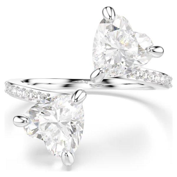 Swarovski Fényűző nyitott gyűrű Swarovski
kristályokkal Attract Soul 5535191 55 mm