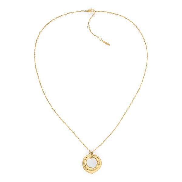 Calvin Klein Divatos aranyozott nyaklánc nőknek Spiral 35000761