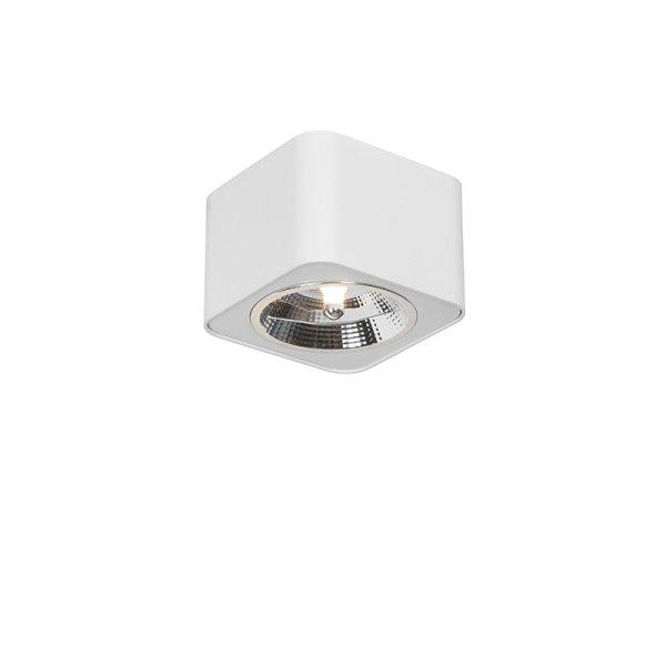 Modern fehér, négyzet alakú, felületre szerelhető spotlámpa GU10 111mm -
Boxer