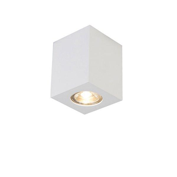 Design felületre szerelt spotlámpa fehér GU10 50mm - Quba 2