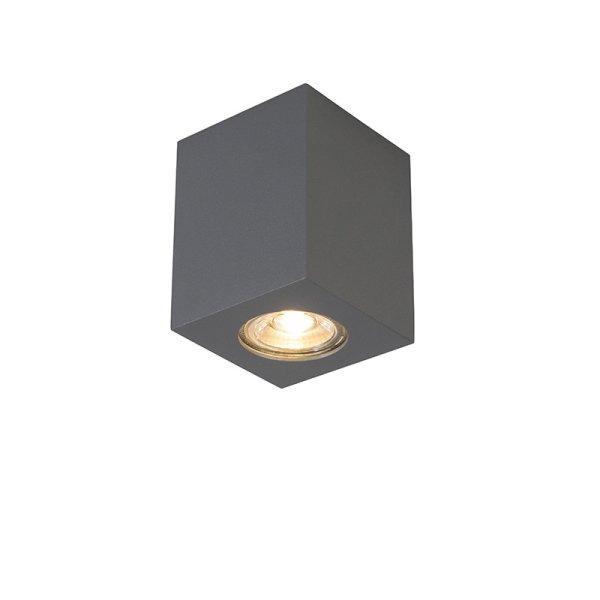 Design felületre szerelt spotlámpa antracit GU10 50mm - Quba 2