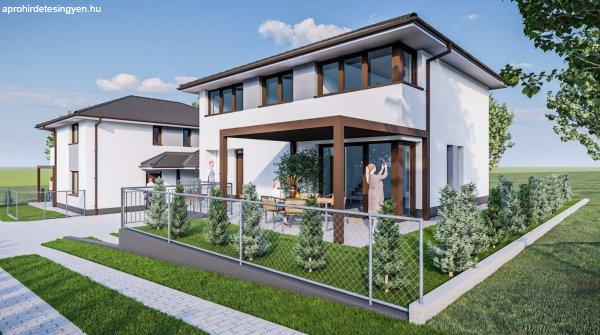 Eladó 127m2-es Ikerház, Göd