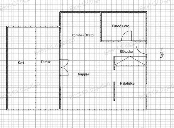 Győr-Szabadhegyen újépítésű, 38,30 m2-es téglalakás, 10,22 m2 terasszal,
12,39 m2 kertkapcsolattal ELADÓ!