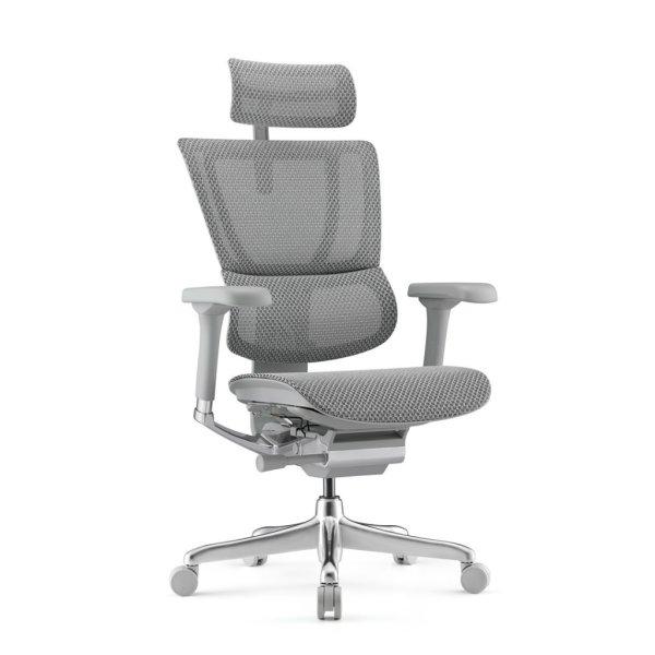 ANTARES MIRUS Elite II ergonomikus irodai szék, szürke váz, fekete háló