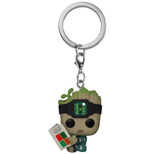 POP! Kulcstartó Groot Onesie with Book (Marvel)