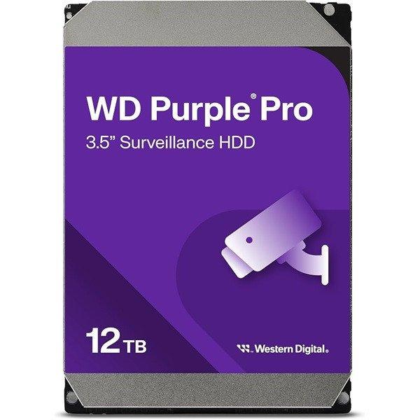 Western Digital Belső HDD 3.5" 12TB - WD122PURP (7200rpm, 512 MB puffer,
SATA3 - Purple Pro)