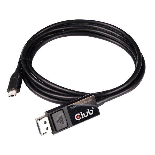 Club 3D Kábel - CAC-1538 (USB-C to DisplayPort 1.4, HDR, 1,8m, 8K60Hz)